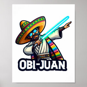 Poster Funny Mexicain Obi Juan Movie Parodie Cinco De May