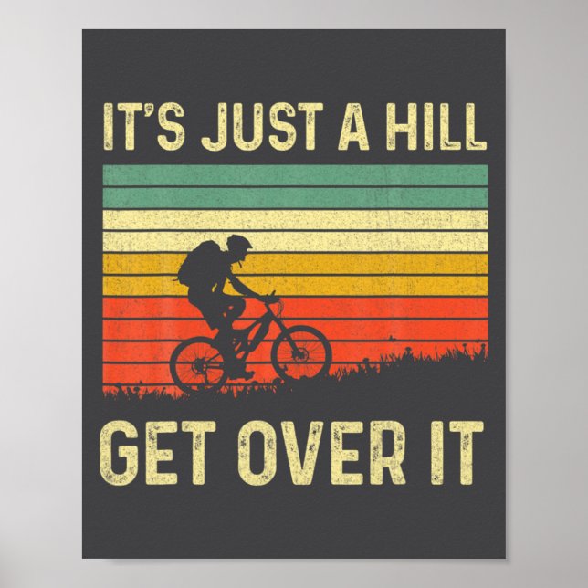 Poster Funny Mountain Biking Design For Men Women Trail R (Devant)