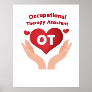 Poster Funny Occupational Therapy Assistant Gift