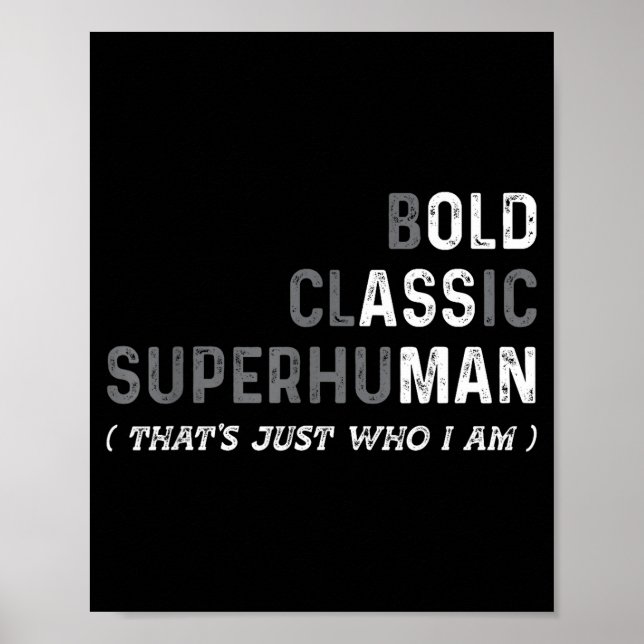 Poster Funny Old Man Saying Gag Dad Father's Day Birthday (Devant)