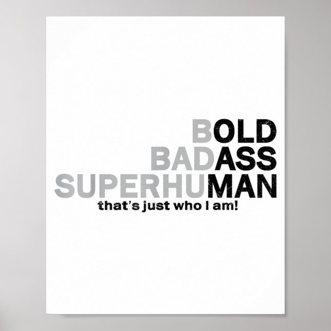 Poster Funny Old Man Saying Gag Dad Grandpa Husband Fathe (Devant)