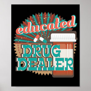 Poster Funny Pharmacy Tech Cadeau