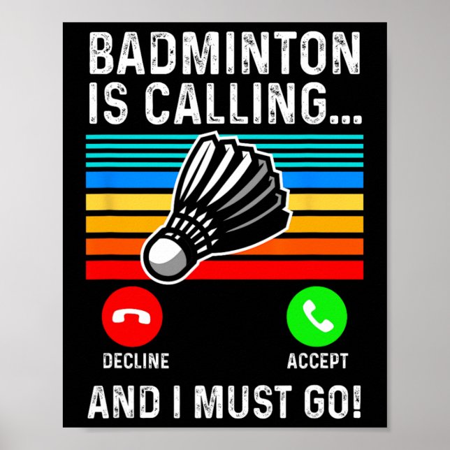 Poster Funny Picklell Dminton Shuttle (Devant)