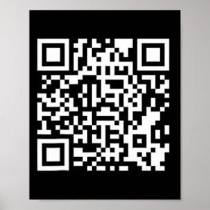 Poster Funny Qr Président Trump 4547 Trump Code de danse 