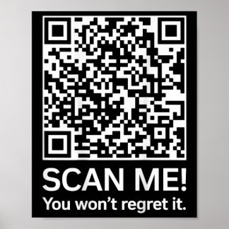 Poster Funny Qr President Trump 4547 Trump Dancing Code (