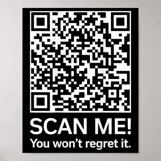 Poster Funny Qr President Trump 4547 Trump Dancing Code ( (Devant)