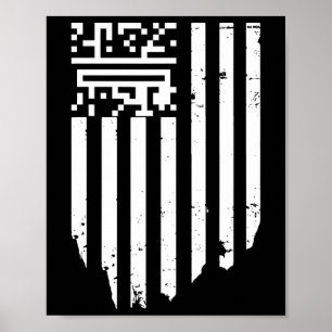 Poster Funny Qr President Trump Dance Code