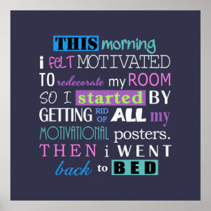 Poster Funny Redecorate Demotivate Dark Background ID113
