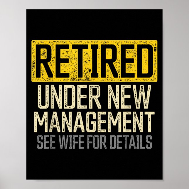 Poster Funny Retirement Shirts For Men Retirement Funny R (Devant)