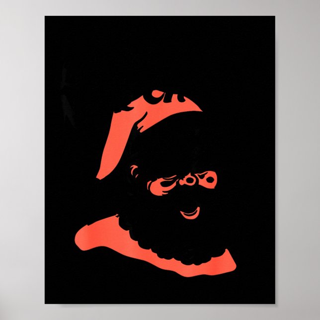 Poster Funny Retro Santa Let's See Some Big Nick Energy C (Devant)
