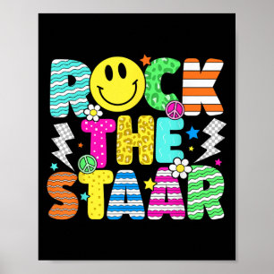 Poster Funny Rock The Stadium Test Day Enseignant Enfants