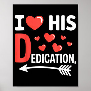Poster Funny Saint-Valentin Couple Correspondant J'aime S