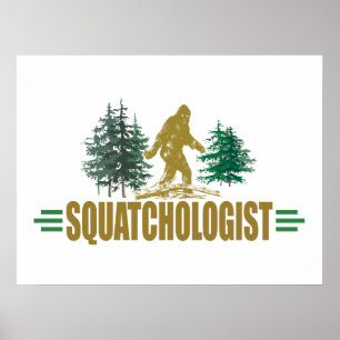 Poster Funny Sasquatch, Sasquatchin