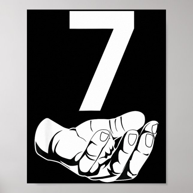 Poster Funny Six Seven Gen Alpha Slang Meme 6 7 Matching  (Devant)