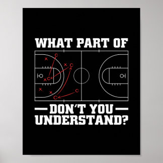 Poster Funny Sketll Coach For Men Women Tactic Diagram Bo