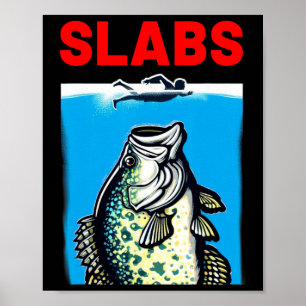 Poster Funny Slab Fameux Shark Movie Parodique Slabs Crap