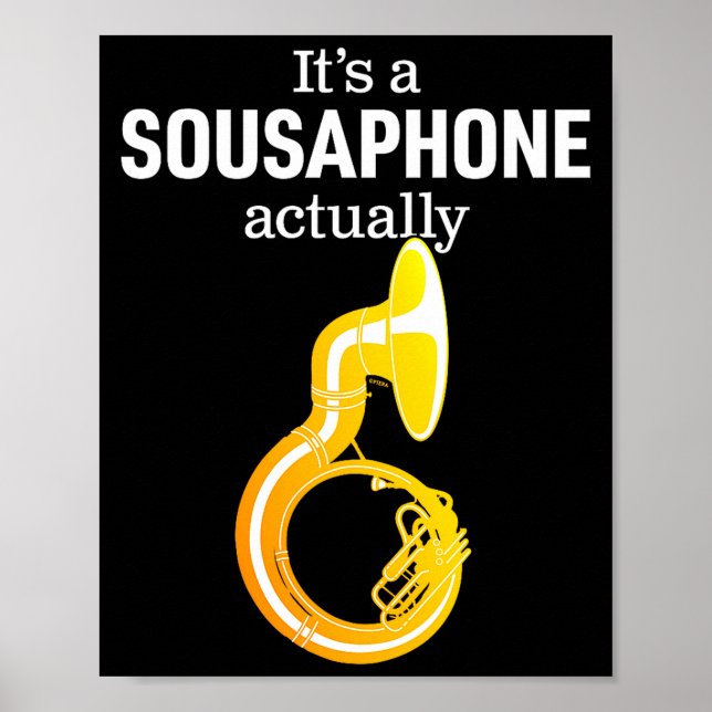 Poster Funny Sousaphone Humor For Proud Sousaphonist Marc (Devant)