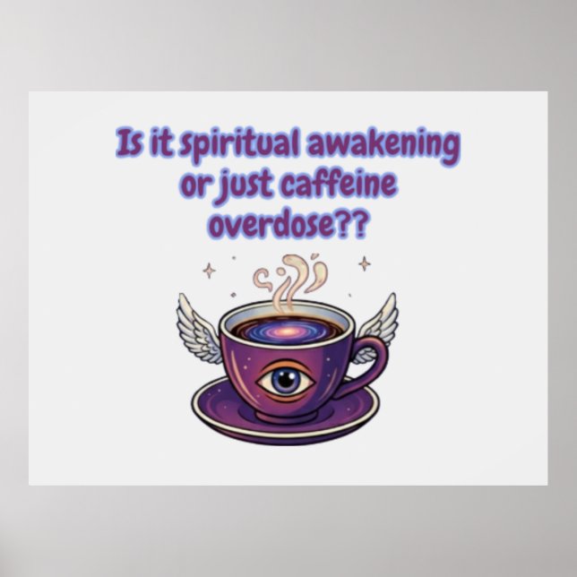 Poster Funny spiritual awakening (Devant)