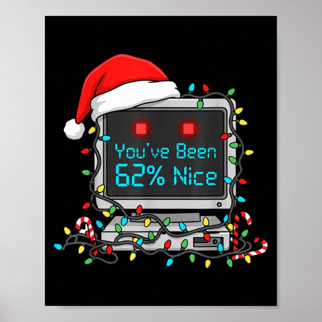 Poster Funny Tech Christmas Geek Ai Holiday Humor Nerd Sh (Devant)
