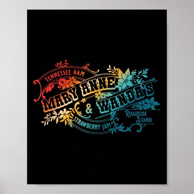 Poster Funny Tennessee-ham Mary Anne &amp; Wandas Strawbe (Devant)