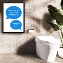 Funny Texting Bathroom