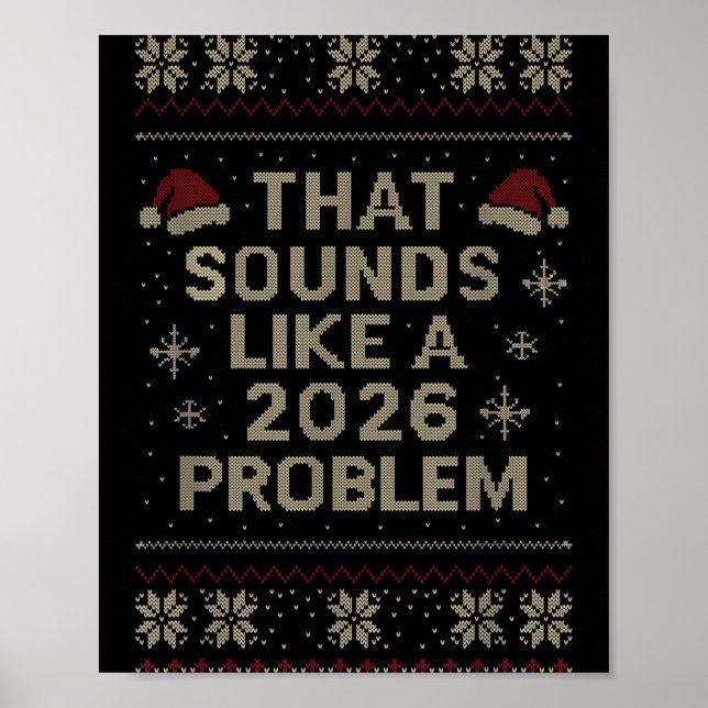 Poster Funny That Sounds Like A 2026 Problem Hr Office Ug (Devant)