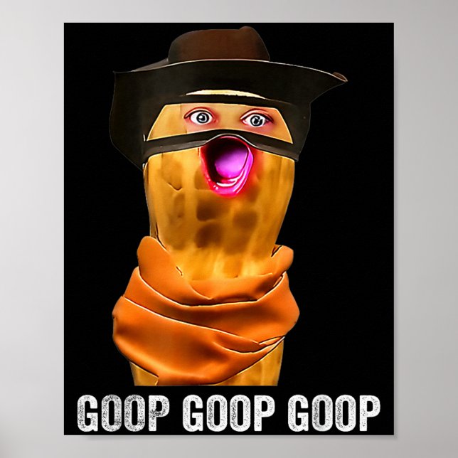 Poster Funny The Burnt Peanut Goop Bungulator  (Devant)