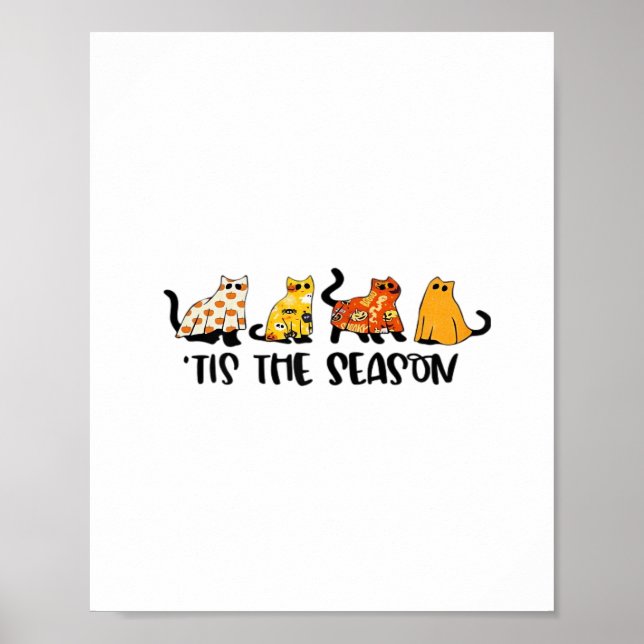 Poster Funny Tis The Season Spooky Halloween Costume (Devant)