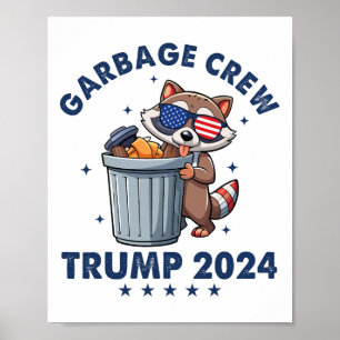 Poster Funny Trump Garbyge Crew