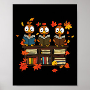 Poster Funny Turquie Lecture Livre Librarian Bookworm Mer