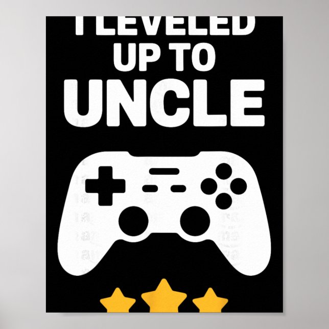 Poster Funny Uncle Art For Uncle Men From New Promoted To (Devant)