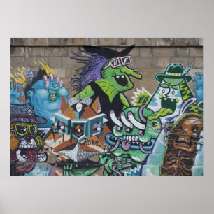 Poster Funny Wicked Green Witch