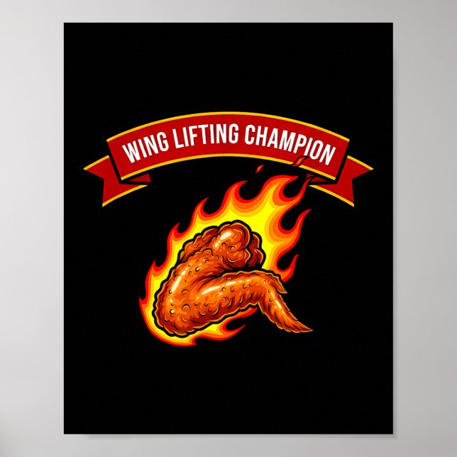 Poster Funny Wing Lifting Chamon  (Devant)