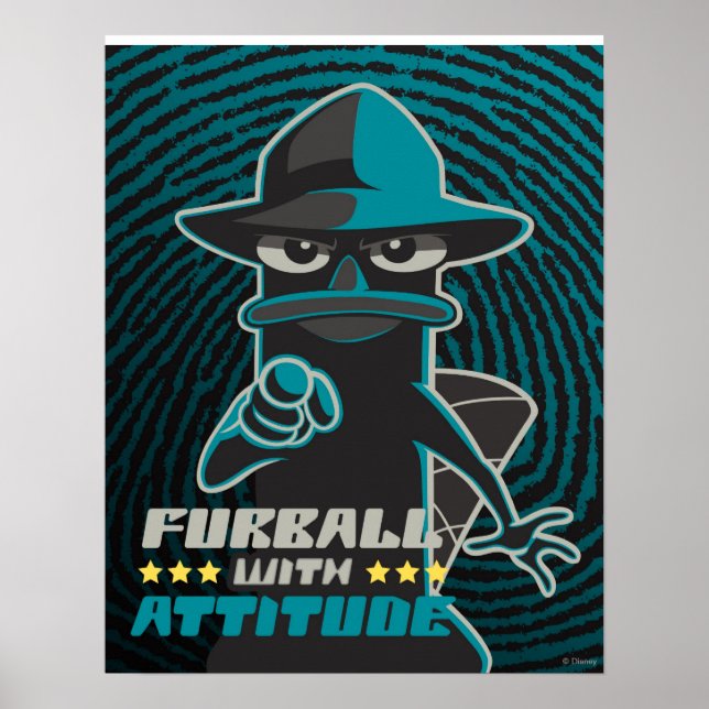 Poster Furball Avec Attitude (Devant)