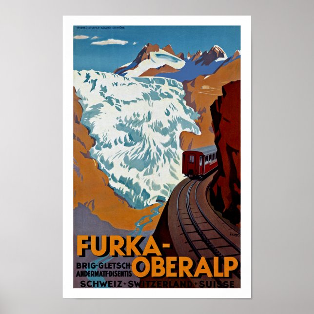 Poster Furka-Oberalp (Devant)
