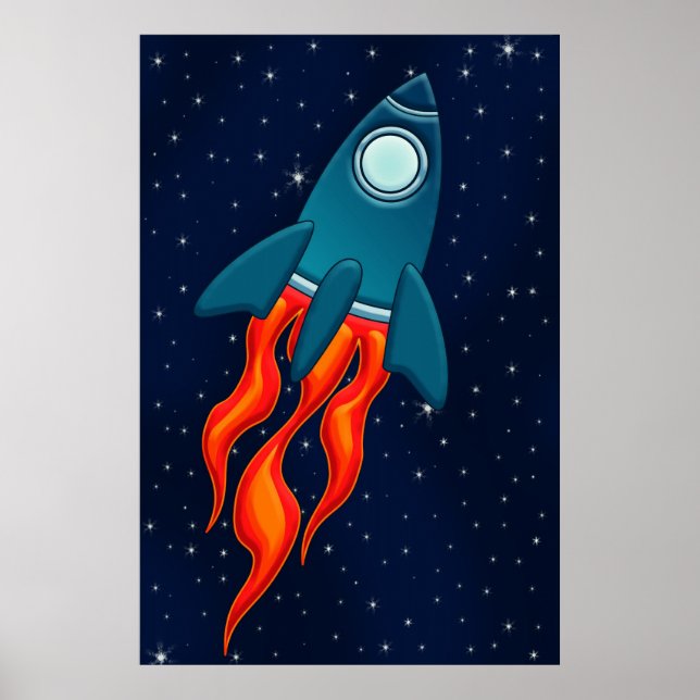 Poster Fusée (Devant)