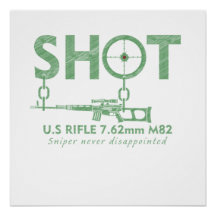 Fusil de sniper 7.62 M82 Force militaire