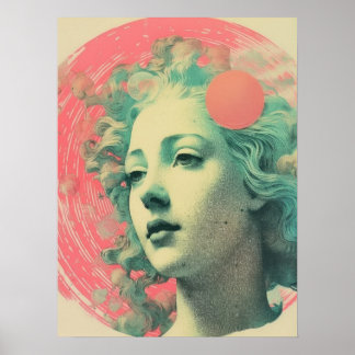 Poster Fusion Ethérée : Élégance vive