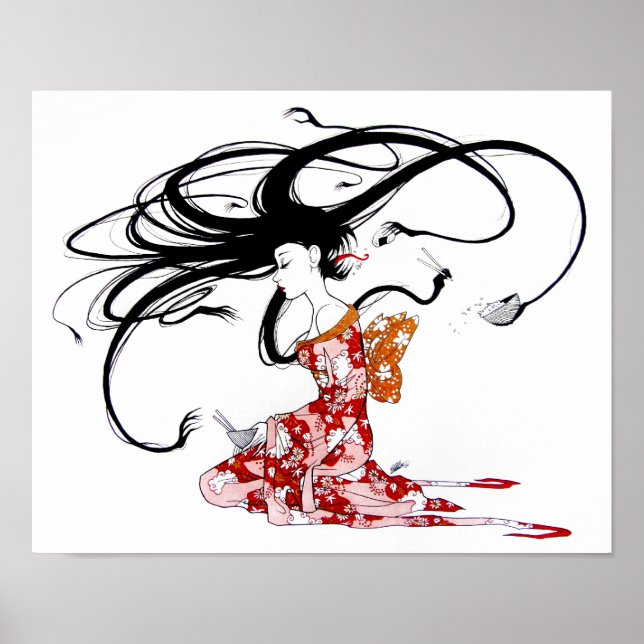 Poster Futakuchi-onna (Devant)