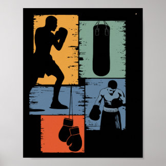 Poster Futur Champion Boxer Enfants Garçons Design graphi