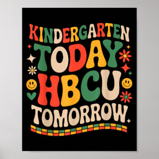 Poster Futur diplômé HBCU, maternelle aujourd'hui HBCU de