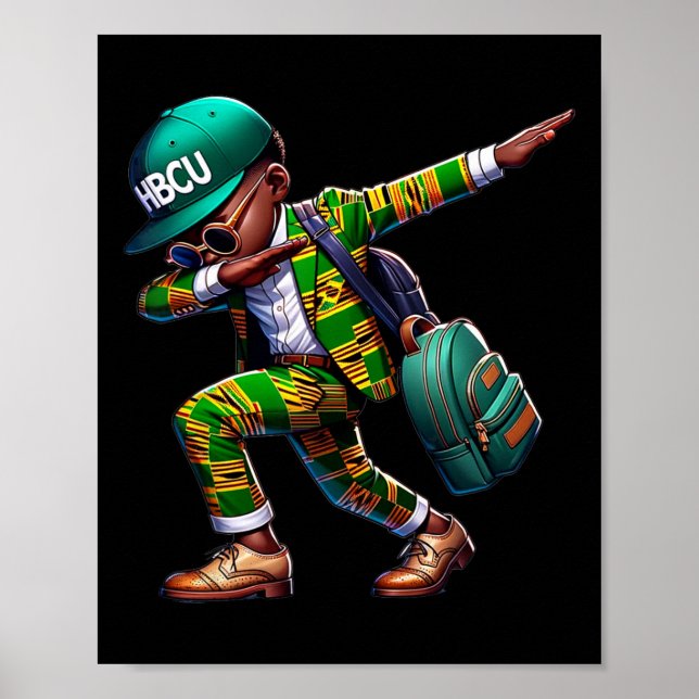 Poster Futur Hbcu Grad 100 Jours D'Histoire Noire De L'Éc (Devant)