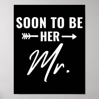 Poster Futur mari monsieur futur mari marié fiancé bride