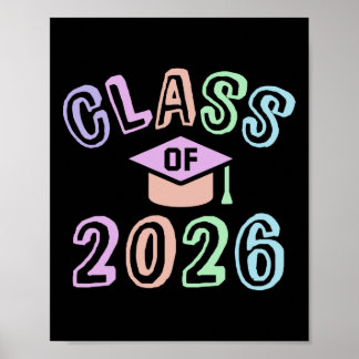 Poster Future Cl de 2026 Année de remise des diplômes 8e
