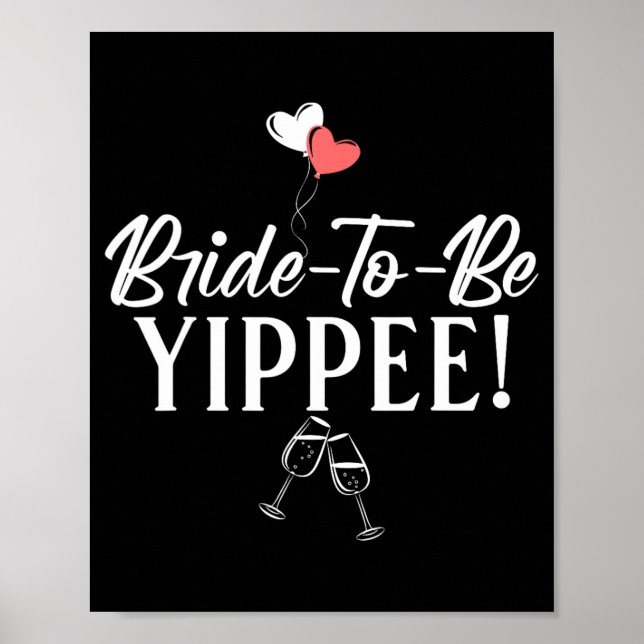 Poster Future mariée Yippie Bride  (Devant)