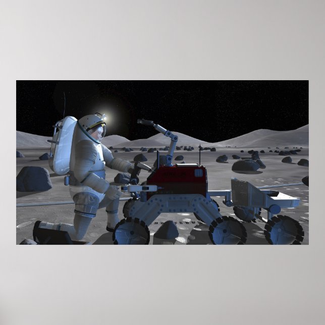 Poster Futures missions d'exploration spatiale 10 (Devant)