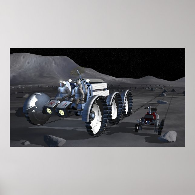 Poster Futures missions d'exploration spatiale 11 (Devant)
