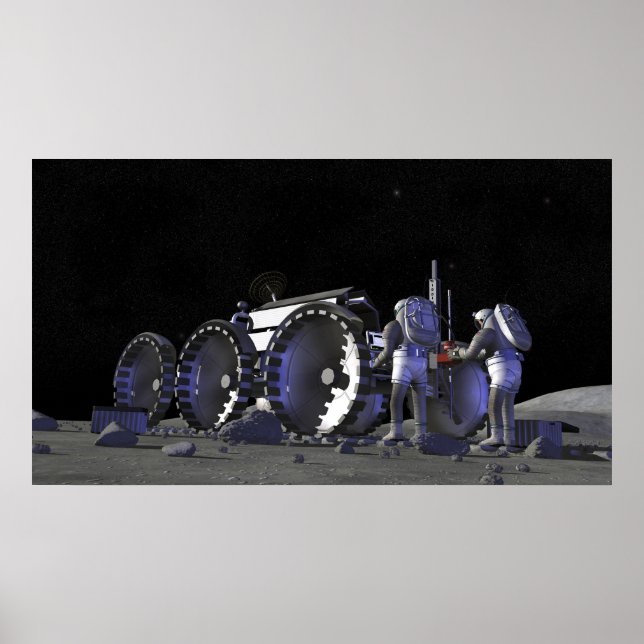 Poster Futures missions d'exploration spatiale 12 (Devant)
