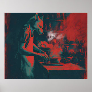 Poster Futuristic Ride: Psychedelic Car Journey