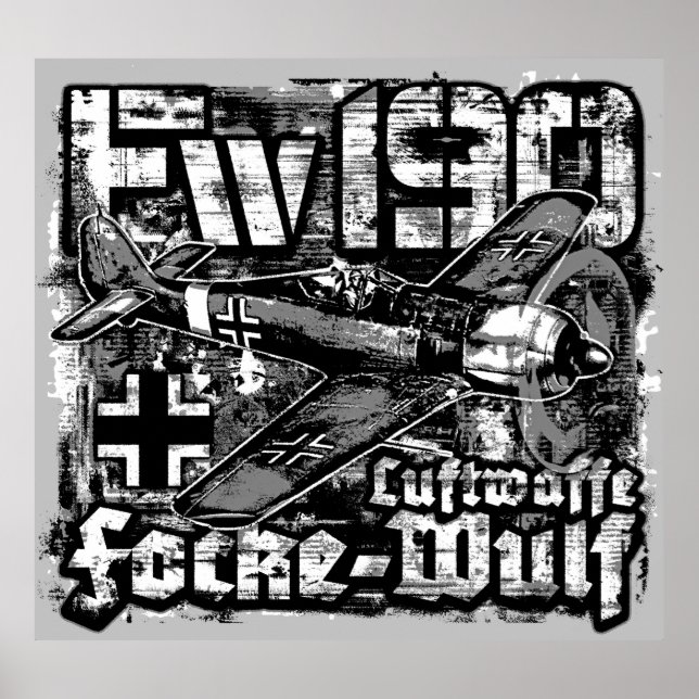 Poster Fw 190 (Devant)